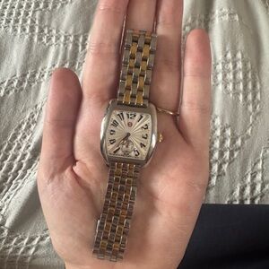 Michele Two-Tone Urban Mini Watch